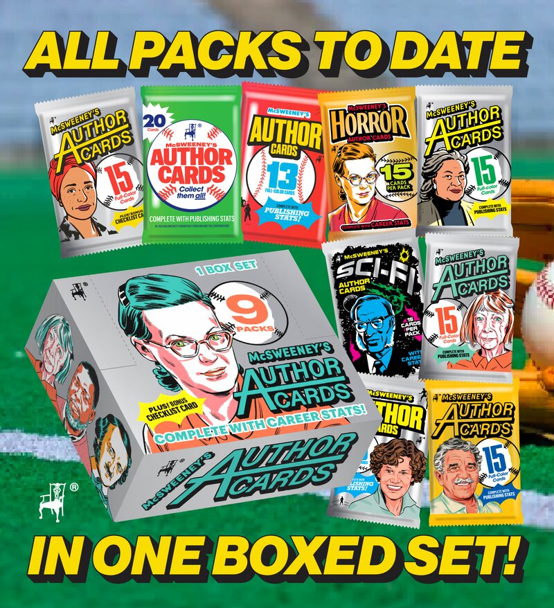 McSweeney's Author Cards (complete series 1–3 with collectible